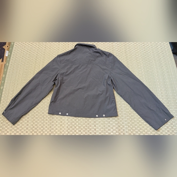 Palo Studios Will Jacket Gray Nylon Women's Size Small Made in Los Angeles - Picture 2 of 6